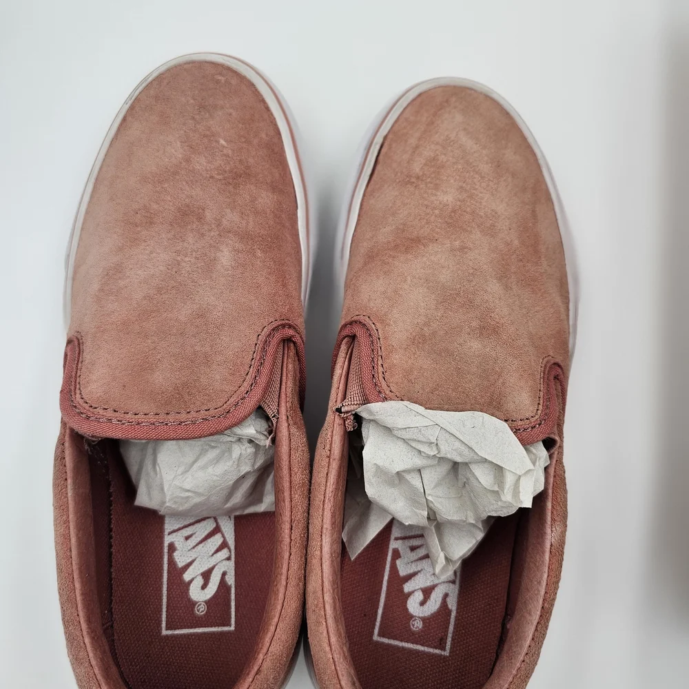 Vans Dusty Rose Suede Slip-On Shoes - Picture 2 of 10